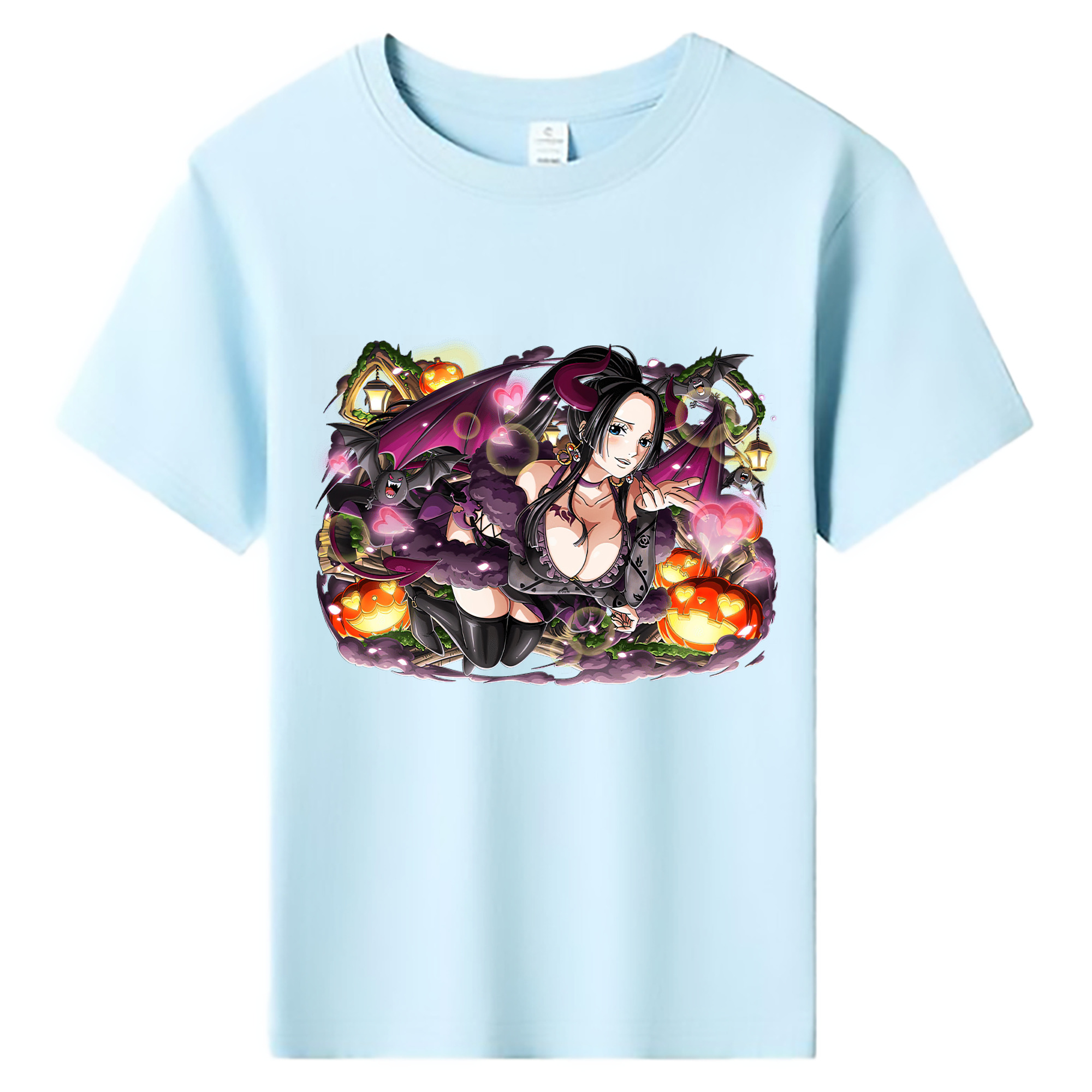 ワンピース ボア・ハンコック ONE PIECE Boa·Hancock 綿100％キッズTシャツ（フロントプリント）